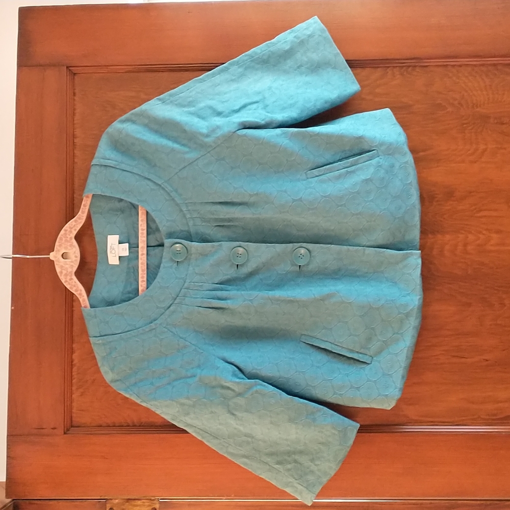 Beautiful teal retro jacket